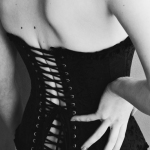 Corset Woman wearing corset