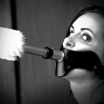 Toilet Brush Gag - Forniphilic Gag Forniphilic Gag
